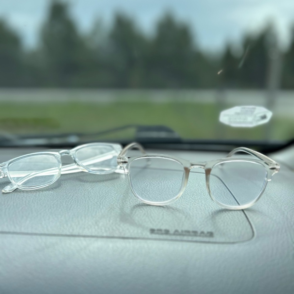 Clear blue light glasses!!!